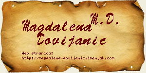Magdalena Dovijanić vizit kartica